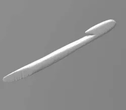 Magdalenian spearthrower spur, crochet de propulseur, atlatl hook