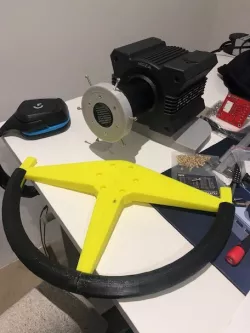 Moza quick connect and circular wheel