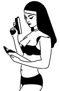 Nun stencil 6