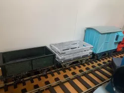  Prop Replica S4 Narrow Guage Trucks and Rolling stock for O gauge Track