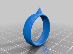 Ring with spike