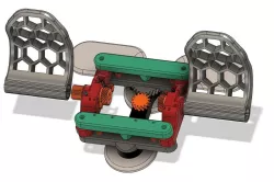 Rudder Pedals for Flight Sims - Heavy Duty