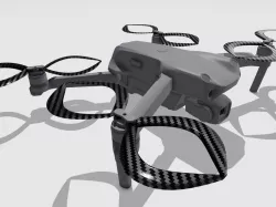 Toroidal Drone Propeller for DJI Air 2S V3.1 Inspired by MIT
