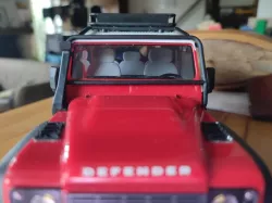 Traxxas TRX4m Defender interior.