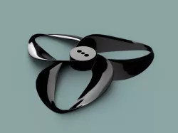 V7 3" Toroidal Prop With 5mm Shaft and T- mounts Tri-Loop Version