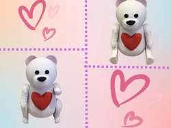 Valentine's Day Articulated Bear