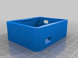 wled esp8266 case with barrel plug