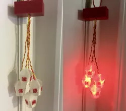 2 AA Battery case with switch for LED Lanterns