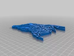 3D Printable Bear Wall Art 