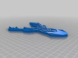3D Printed Deer Wall Art