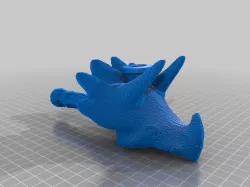 420 Triceratops Voxel spoon Pipe 