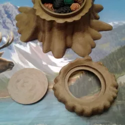 Cascadia: Remixed Stump Container Lid