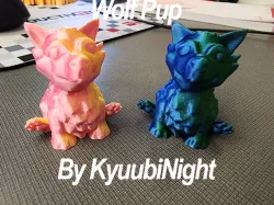 Chibi Wolf wolf pup (supportless) 