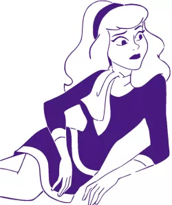Daphne Blake stencil 2