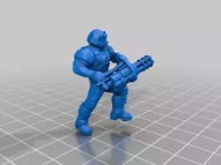 Doom Guy 28mm Chaingun Remix 