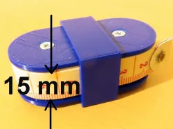 Fabric Tape Measure Holder (Rounded)