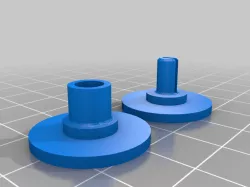 Fidget spinners caps for 608 bearings