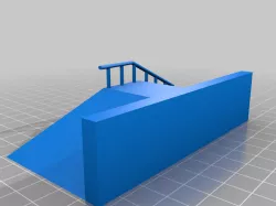 Fingerboard stairset with ramp