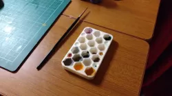 hex box paint pallet
