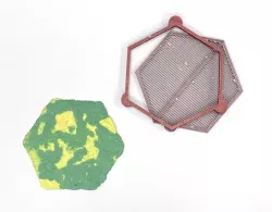 Hexagon Mold and Deckle for Paper Making