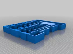 icon 56211 deep impact socket  holder for versastack and t-stack 2 drawer box