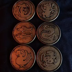 Legends of the Hidden Temple Team Coins