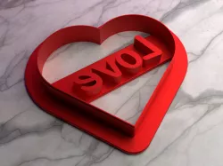 Love Heart Cookie Cutter