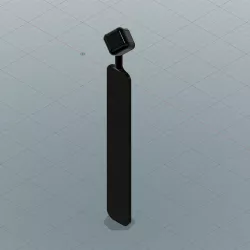 Minimalist cube thing bookmark 