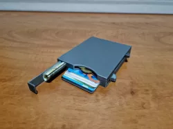 MODERN WALLET FOR CARDS, BILLS AND COINS (NO GLUE/NO SCREWS)