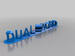 My Customized Dual Letter Blocks Illusion Customizer