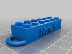 Novah Lego Keychain