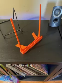 NOW PLAYING Vinyl Record Stand - with poles