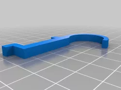 Peg Board Hook - 3/16" thick pegboard