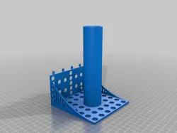Pegboard Paper Towel Holder