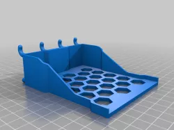 Pegboard Stackable Box Shelf