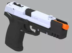 Rubber Band Gun - Lara Croft's HK