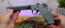 Rubber Band Gun - Semi Auto - Fully Printed