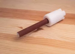 Sanding stick Round with self-clamping 