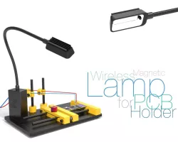 Wireless Magnetic Lamp for PCB Holder