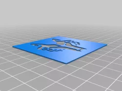 Wolffe Pack Clone Logo Stencil