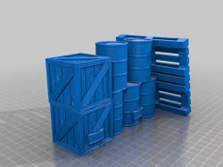 Zombie Defense Barricade ~1:18 Scale