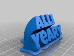 Alli Nameplate