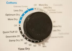 Beefy GE dryer knob