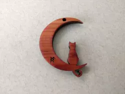 Cat Moon Pendant