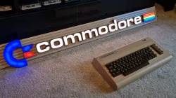 Commodore LED Logo