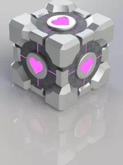 Companion Cube - Portal Game