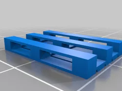 EPAL-pallet 1:64 scale EPAL 1 for Hot Wheels diorama