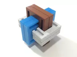 Fine Stone - Interlocking puzzle by Alfons Eyckmans