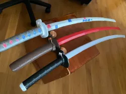 Folding Collapsing Katana (+ trigger/lock and handle plug)