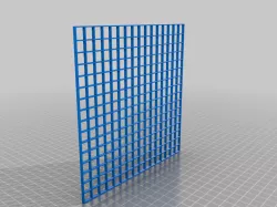 Grid for a 16x16 LED Matrix (grid only)